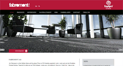Desktop Screenshot of fabromont.ch